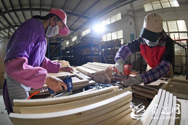 泗阳木材加工产业富民